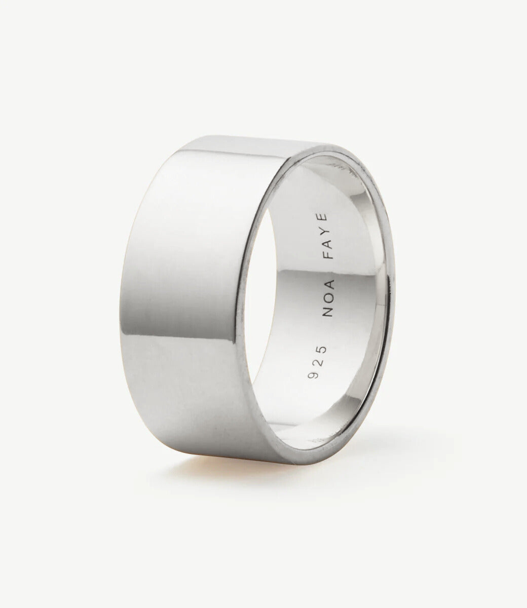 BOLD L RING - SILVER